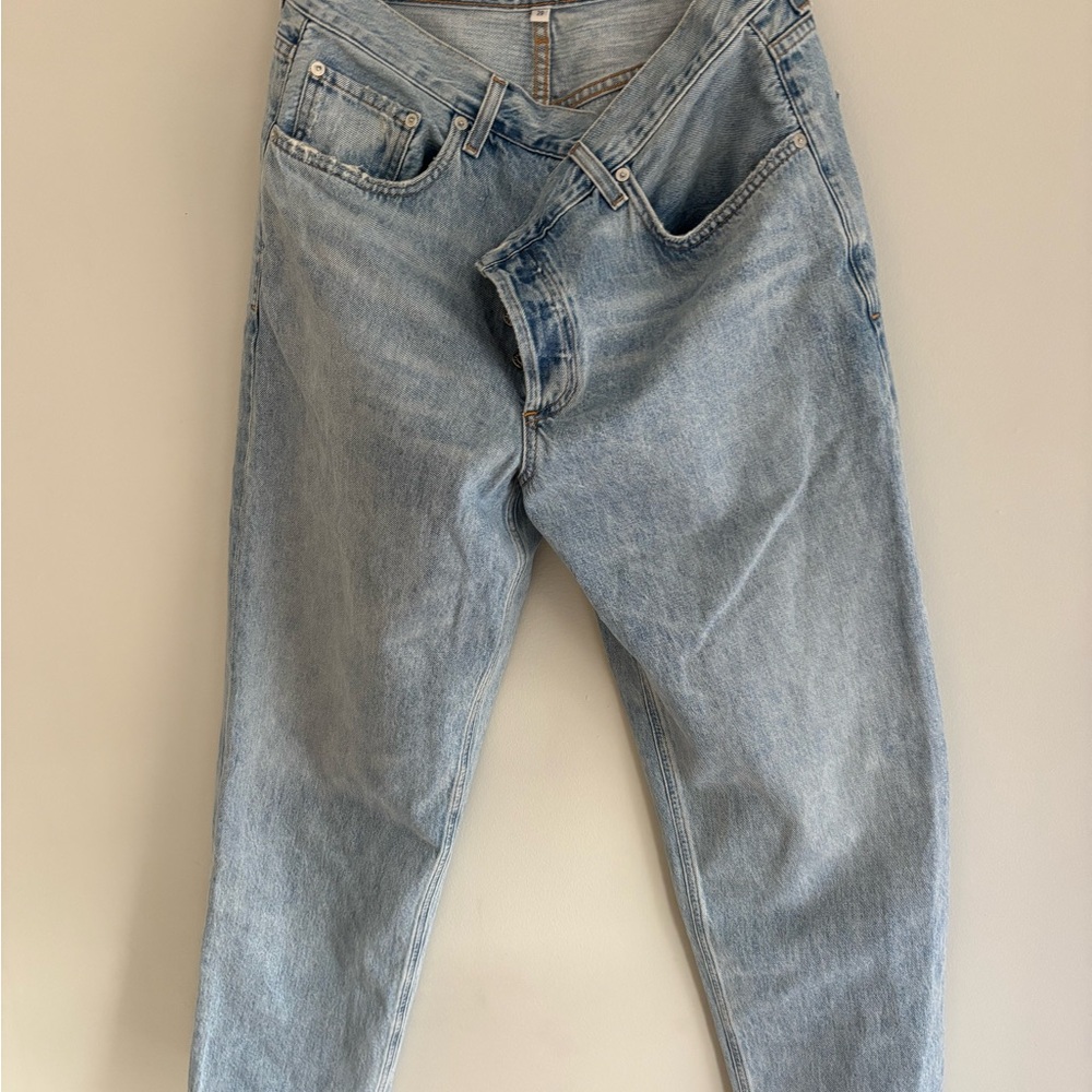 Agolde Women's Light Blue Boot Cut Jeans
